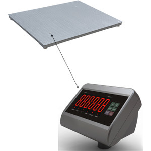 Pallet Scale Platform 5000kg x 1kg (1500 x 1500mm) Non-Trade Includes T7/KW indicator