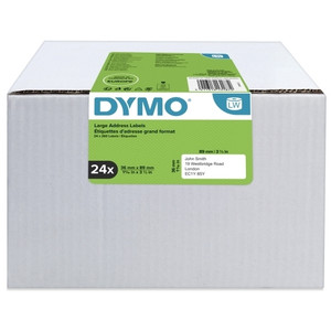 DYMO LABELWRITER LABELS SD99012 Large Address White SAN-S0722390 (Pack of 24)