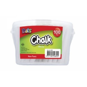 Dats White Chalk Bucket of 100 54855