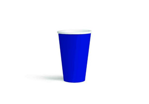 450mL FSC PLA Blue Paper Cup, Pack of 12