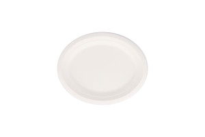 320mm x 260mm Earth Oval Sugar Cane Plate, Pack of 25