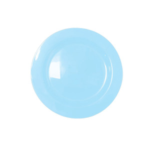 180mm Reusable Snack Plate Pastel Blue, Pack of 10