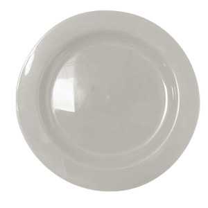 230mm Reusable Dinner Plate Cool Grey, Pack of 10