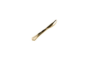 Shiny Heavy Duty Plastic Gold Knives Pack Of 12