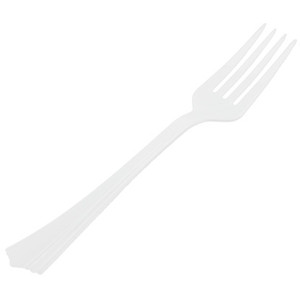 White Heavy Duty Fork 178mm 24 Packs of 40 Total 960 Forks