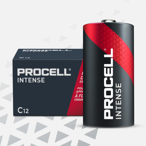 ProCell Intense By Duracell C Size 1.5V Alkaline Battery Pack Of 12