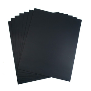 Quill Surface Board 210gsm 510mm x 635mm - Black, Pack of 50 (90033)