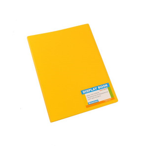 Bantex Tropical Fixed Display Book PP A4 20 Pockets - Banana (47011)