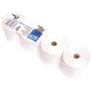 Victory Paper Thermal Roll 76 x 76 x 12mm 1 Ply, Pack of 4 (194923)