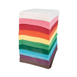 Basics Coloured Tissue Paper Pack of 4600 - Squares