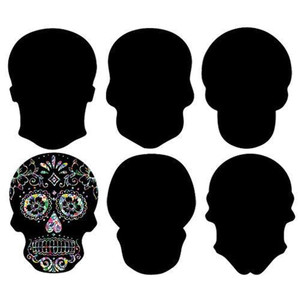 Scratch Skulls Pack of 24