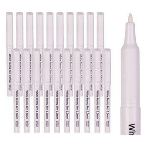 White Perma Pen By Zart Pack of 20