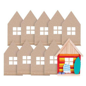 Papier-mache Standing House
