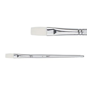 Zart Dynamic Taklon Flat Brushes - #6 (12mm)
