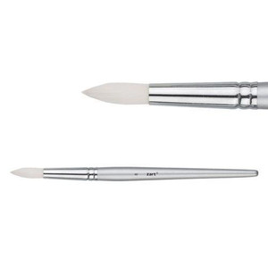 Zart Dynamic Taklon Round Brushes - # 8 (9mm)