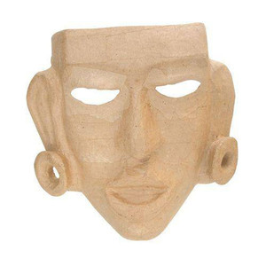 Papier-mache Primitive Mask