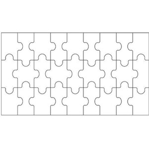 Cardboard Mural Jigsaw 27 pieces