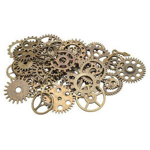 Metal Gears and Cogs Assorted Pack of 48