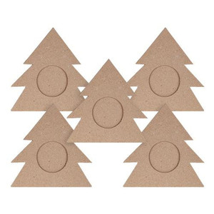 Papier-mache Tree Photo Frame 13cm Pack of 5