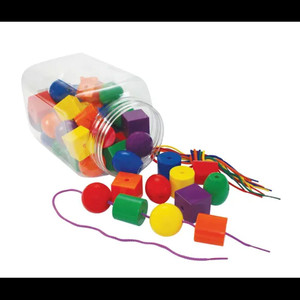 Jumbo Beads 4cm & Threaders 54 pc