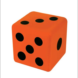 Dice:6 Face 150mm Dot Foam