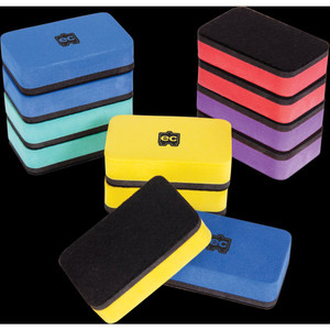 Mini Magnetic Whiteboard Erasers Set of 10