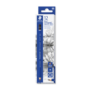 Staedtler 100 Mars Lumograph Aquarell Pencils - 4B, Each