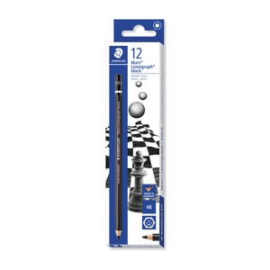 Staedtler 100 Mars Lumograph Black Pencils - 4B, Each