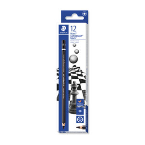 Staedtler 100 Mars Lumograph Black Pencils - 8B, Each