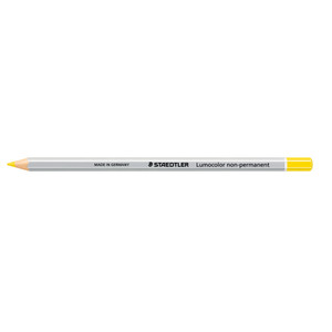Staedtler 108 Lumocolor Non-Permanent Omnichrom Pencils - Yellow, Each
