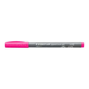 Staedtler 371 Pigment Brush Pen - Magenta, Each