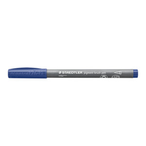 Staedtler 371 Pigment Brush Pen - Indigo, Each