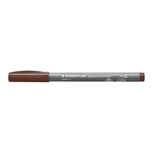 Staedtler 371 Pigment Brush Pen - Brown, Each