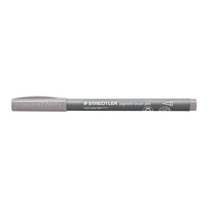 Staedtler 371 Pigment Brush Pen - Warm Grey Light, Each