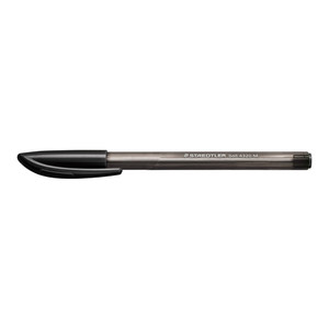 Staedtler Stick 4320 Triangular Ballpoint Pen Medium - Black, Each