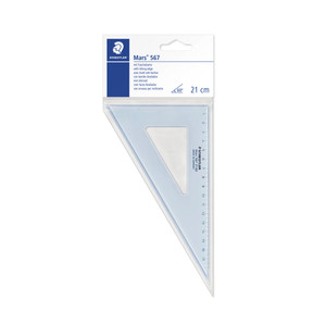 Staedtler 567 Mars Set Square 60°/30° - 21cm, Each