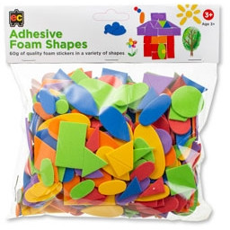 Adhesive Foam Shapes 60gm