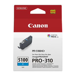 Canon PFI5100 Original Cyan Ink Cartridge