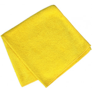 Provada 9604 Yellow Microfibre Cloths 40x40cm Pack of 10
