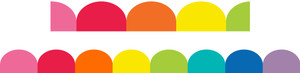 Giggle & Grow Rainbow Scalloped Border