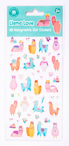 Llama Love - Holo Sticker Set