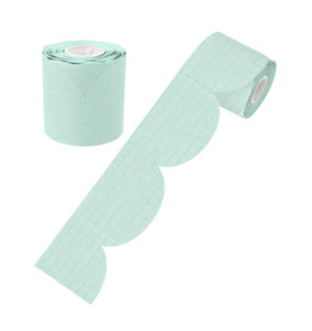Mint Patterned Rolled Scalloped Border