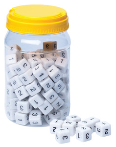 One-Two-Three Dice Early Number Concepts, Set of 100