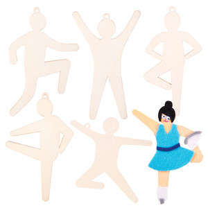 Wooden Active Figures, Pack of 24
