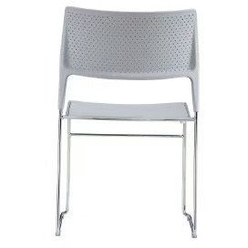 Lumin II Sled Base Visitor Chair Charcoal, Each