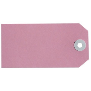 Avery Pink Shipping Tags No. 4 (54 x 108mm), Box of  1000