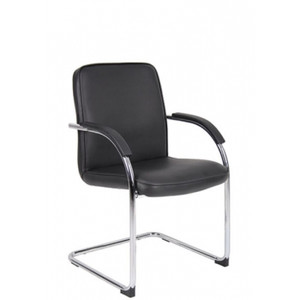 Monaco Visitor Chair Black, Carton of 2 Chairs