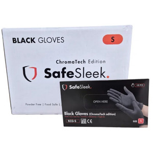 Black ChromaTech Premium Nitrile Blend Gloves Large Pack of 100
