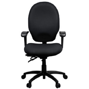 Duro Heavy Duty Task Chair High Back - Black, Each