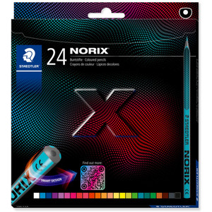 Staedtler 186 Norix Coloured Pencils Pack of 24